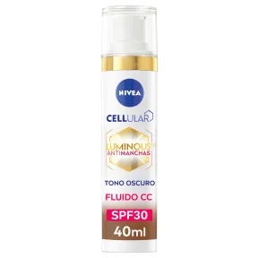 Fluido CC Antimanchas SPF30 Tono Oscuro Nivea Cellular 630