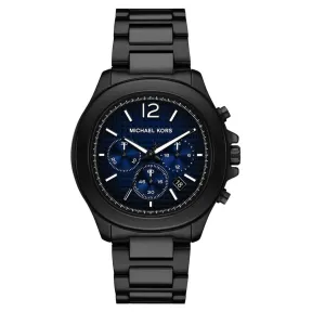 Reloj Sage de acero para hombre - Cronógrafo negro Michael Kors