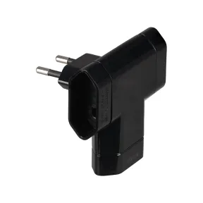 Adaptador Múltiple Compacto 3 Tomas Extra Plano 10A