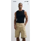 Cargo tostado de lona Levi's - Pantalones cortos Carrier
