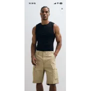 Cargo tostado de lona Levi's - Pantalones cortos Carrier