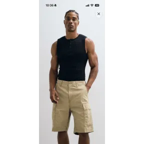 Cargo tostado de lona Levi's - Pantalones cortos Carrier