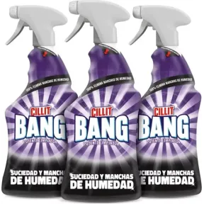 Cillit Bang spray limpiador 3x 1L para suciedad y humedad