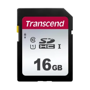 Transcend 16GB SD UHS-I SDC300S, 95 MB/s, C10, U1