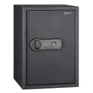 Caja Fuerte Electrónica con Lector Biométrico - Amazon Basics 50L