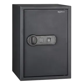 Caja Fuerte Electrónica con Lector Biométrico - Amazon Basics 50L