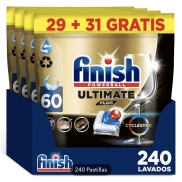 Pastillas Finish Ultimate Plus 240x - 0,14€/unidad