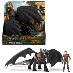 Pack de figura Desdentado y Hipo, Dragones Dreamworks