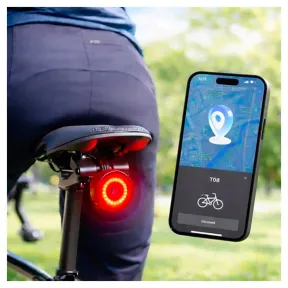 Luz GPS para bicicleta Walio T08 TagLight con App