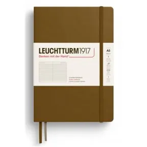M A5 Libreta Lineas Tapa Dura Spice Brown Leuchtturm 1917