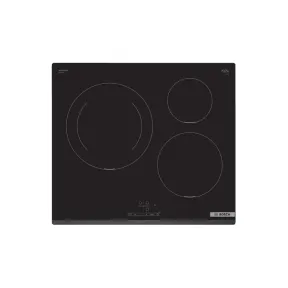 Placa de inducción Bosch PUJ631BB5E, 3 zonas, 60 cm negra