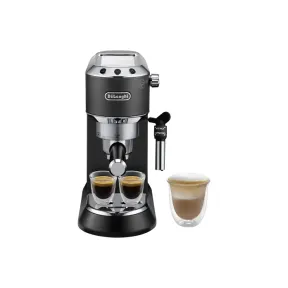 Cafetera De'Longhi Dedica 15 bar, Espresso manual, Negro