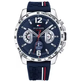 Reloj Tommy Hilfiger Hombre 46 MM Esfera Azul + Caja Regalo