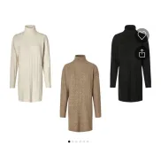 Modelos de vestido de punto para mujer (XS a L)