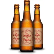 Cerveza Estrella Galicia Lager 24 Botellines 33 cl - Oferta Prime