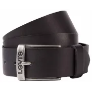 Cinturón Unisex Levi's New Duncan de Cuero, Negro y Marrón