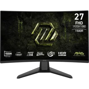 Monitor Curvo MSI MAG 274CF X24 27" 240Hz FreeSync HDR