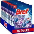 Packs de Lavanda Bref Power Activ para Cesta WC - 10 Unidades