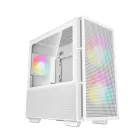 Caja Mini-ITX DeepCool CH360 ARGB con 3 Ventiladores Blancos