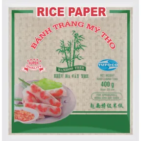 Papel de Arroz Cuadrado 22 cm - Bamboo Tree 400 gr