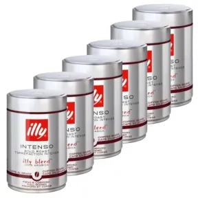 Café Illy en grano TUESTE Intenso 250g - Pack de 6 unidades