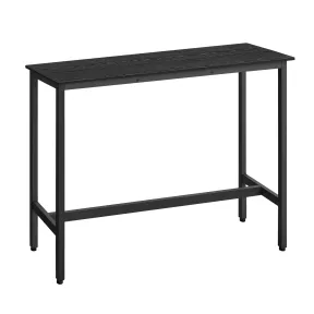Mesa Estrecha de Bar Rectangular con Marco Metal 120 x 40 cm