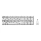 Teclado mecánico inalámbrico blanco MSI FORGE K210 con ratón