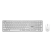 Teclado mecánico inalámbrico blanco MSI FORGE K210 con ratón