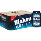 Mahou 0,0 Rubia - Pack 12 Latas de 33cl