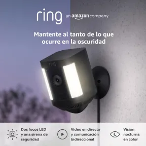 Ring Spotlight Cam Plus Plug-In: Vídeo 1080p y LED