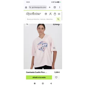 Camiseta de Mickey Mouse