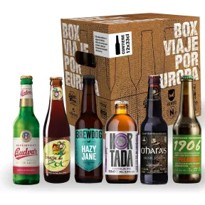 Pack de 12 Cervezas Europeas - Degustación 1906, 33 cl