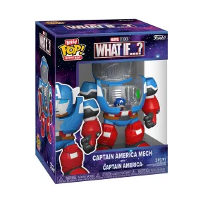 Funko Bitty Bots Marvel: Captain America Mech Coleccionable