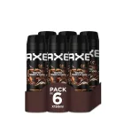 Desodorante Axe Dark Temptation 150 ml - Pack de 6 unidades