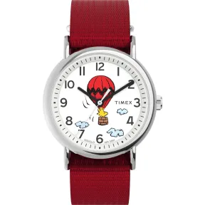Reloj Peanuts Weekender de Timex: Analógico y Divertido