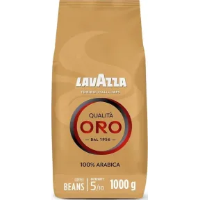 Café en Grano Natural Lavazza, Qualità Oro, 1 kg