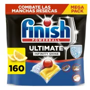 Pastillas para lavavajillas Limón 160 - Finish Ultimate Shine