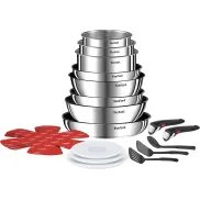 Juego de 8 Piezas Tefal Ingenio Emotion - Acero Inoxidable