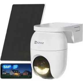Cámara Dual EZVIZ 4G WiFi Solar de Vigilancia Exterior 6MP