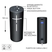 Altavoz Bluetooth Resistente al Agua Ultimate Ears Boom 4