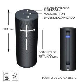 Altavoz Bluetooth Resistente al Agua Ultimate Ears Boom 4