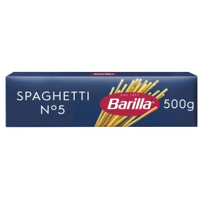 Spaghetti n.5 de Barilla, paquete de 500g