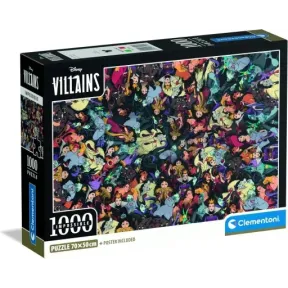 Puzzle de 1000 piezas Disney Villains - Clementoni Impossible