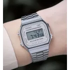 Reloj Casio Vintage A168WA-8AYES con cronómetro y alarma