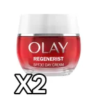 Olay Regenerist Crema Facial Antiarrugas SPF 30 - 2 Unidades