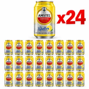 Pack de 24 Cerveza Limón AMSTEL Radler 33 cl