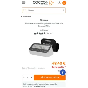 Tensiómetro M4 de Omron