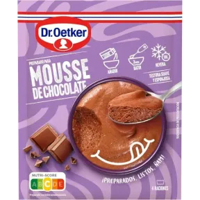 Mousse de chocolate DR. OETKER, listo para disfrutar