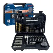 Bosch Titanium: Maletín de 103 piezas de brocas y puntas