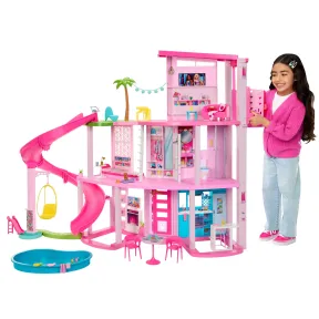 Casa de Muñecas Barbie Dreamhouse con Ascensor y Más de 75 Piezas